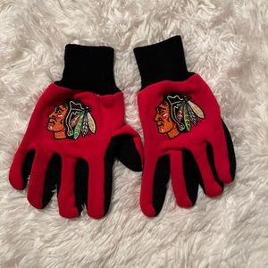 Chicago Blackhawk Gloves